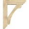 Ekena Millwork Legacy Slat Rough Sawn Bracket w/ Offset Brace, Douglas Fir, 8"W x 32"D x 40"H BKT0806X32X40LEC06RDF - alternate 4